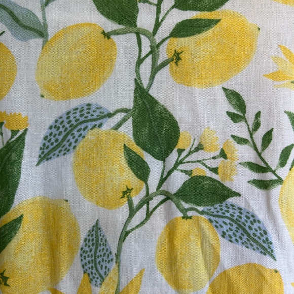 Martha Stewart Collection Lemon Print Dress Sz Small - Picture 4 of 7